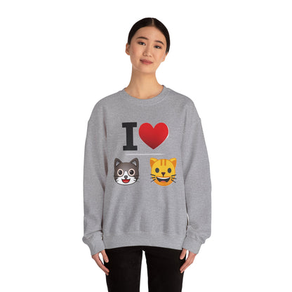 I Heart Cats - Crewneck Sweatshirt - Better Mode