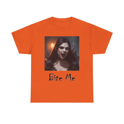 Halloween - Bite Me - Unisex Heavy Cotton T-Shirt