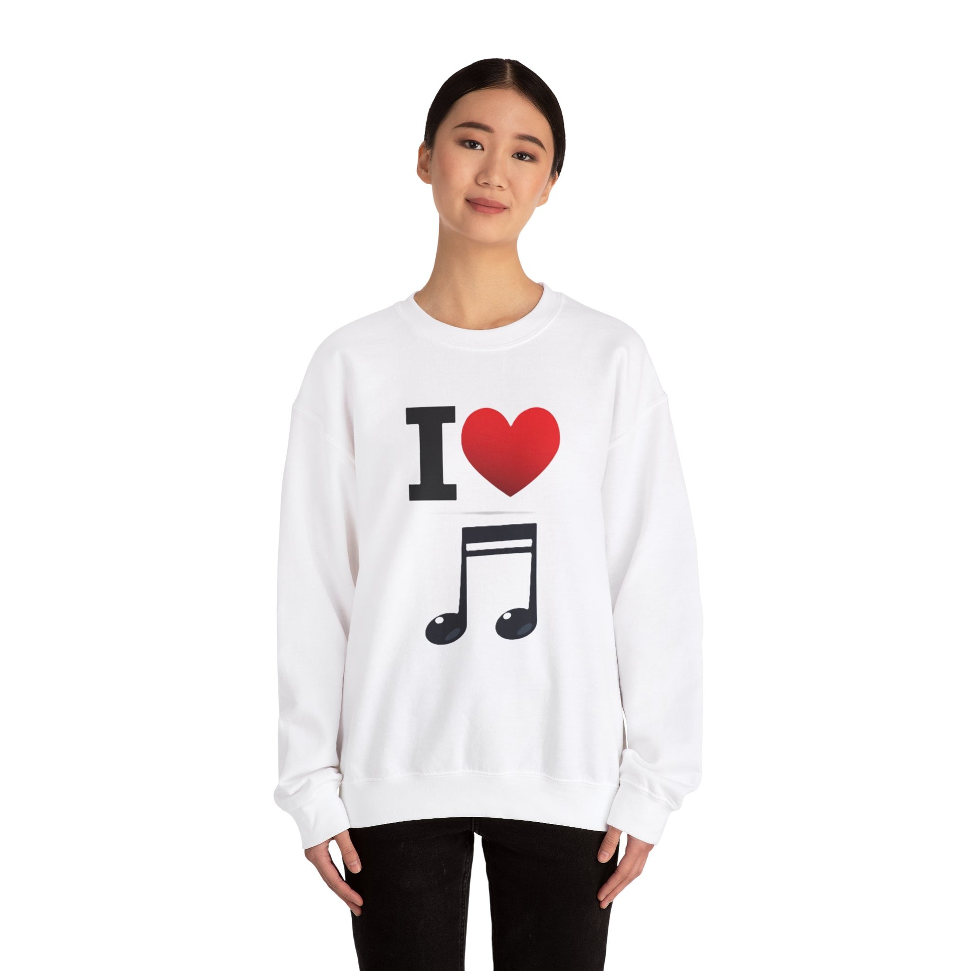 I Heart Music - Crewneck Sweatshirt - Better Mode