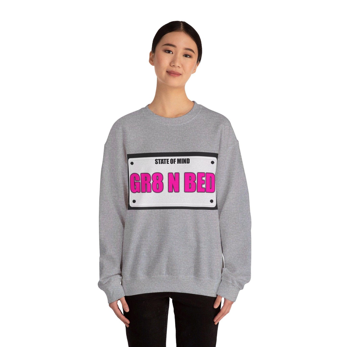 State Of Mind - GR8 N BED - Unisex Heavy Blend™ Crewneck Sweatshirt