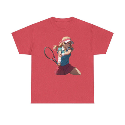 Anime Tennis 3 - Unisex Heavy Cotton T-Shirt