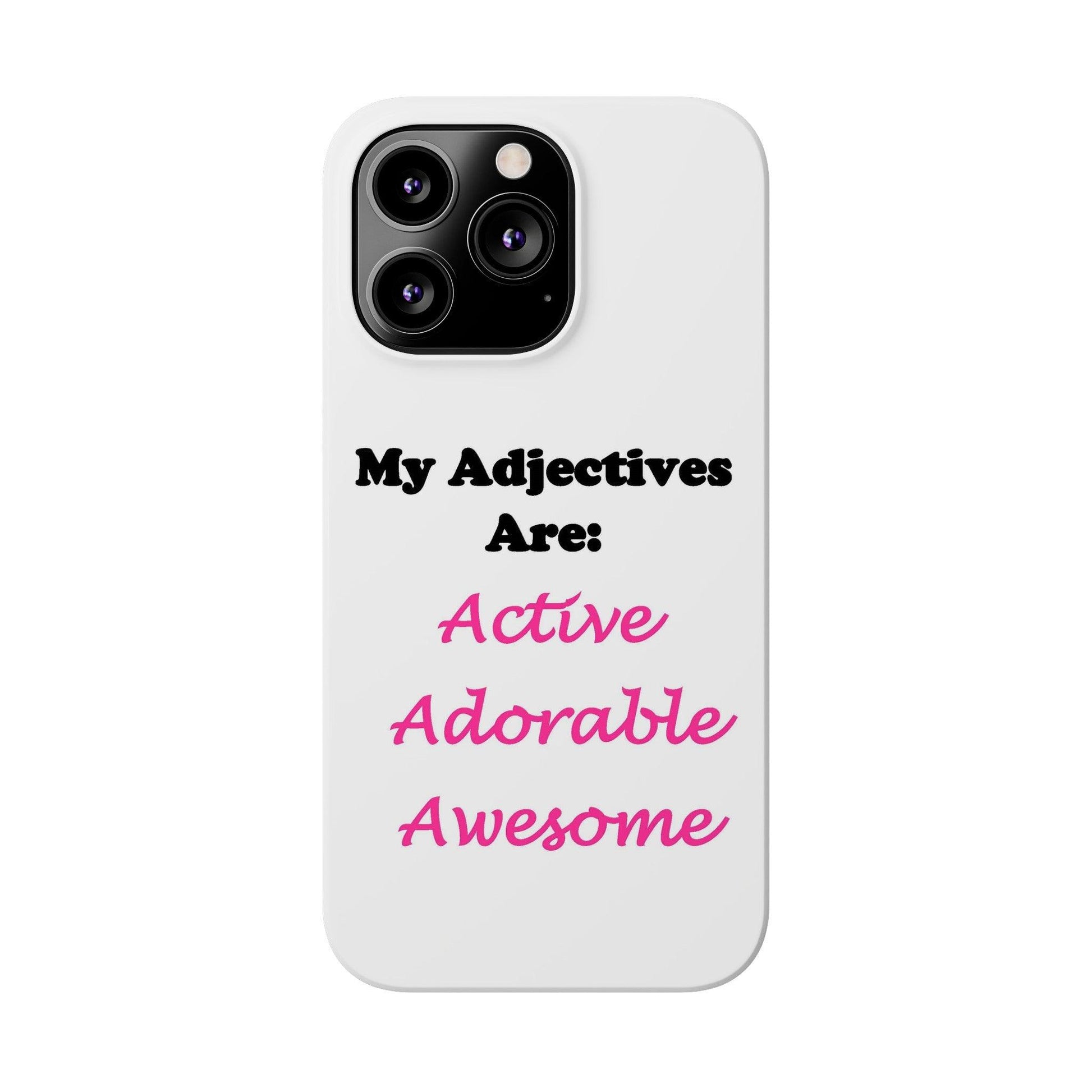 Active (White) - Slim Phone Cases - Better Mode