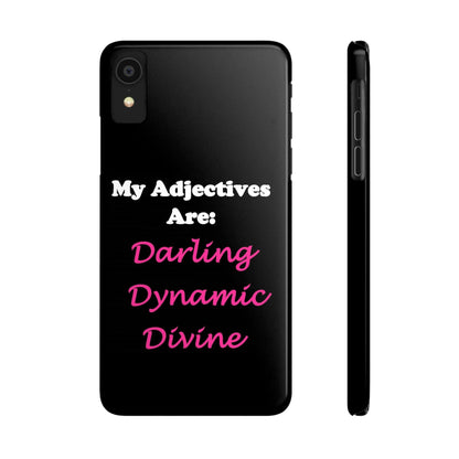 Darling (Black) - Slim Phone Cases - Better Mode