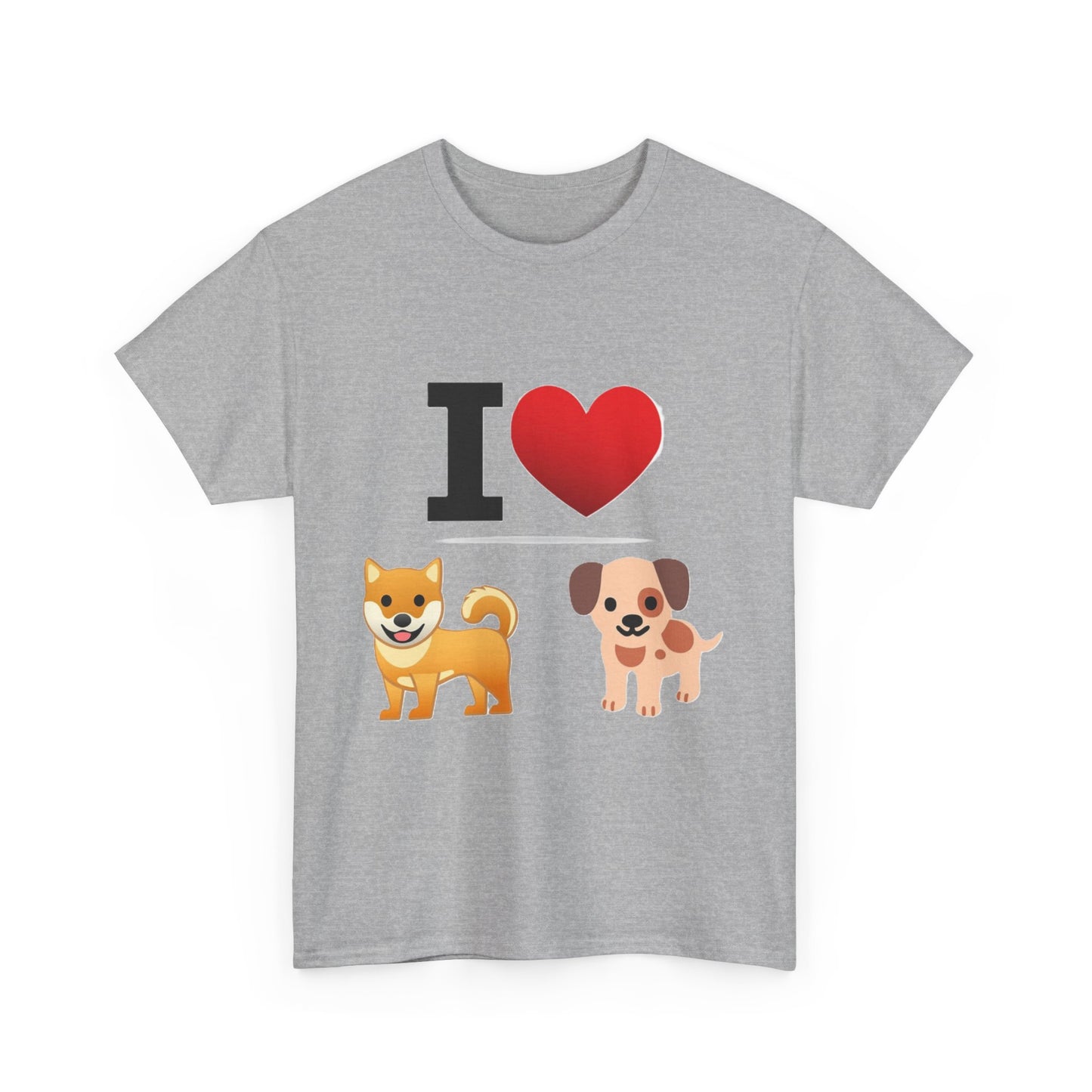 I Heart Dogs - Unisex Heavy Cotton T-Shirt