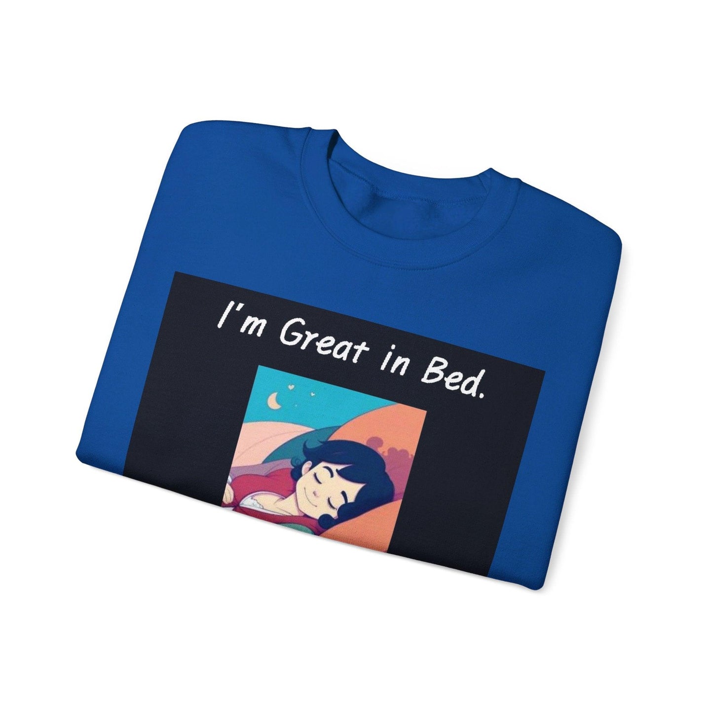 Great In Bed - Unisex Heavy Blend™ Crewneck Sweatshirt