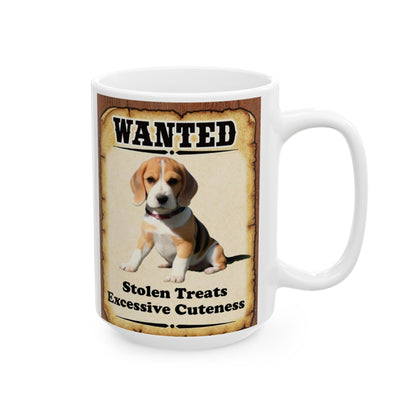 Wanted Poster Ceramic Mug - Beagle