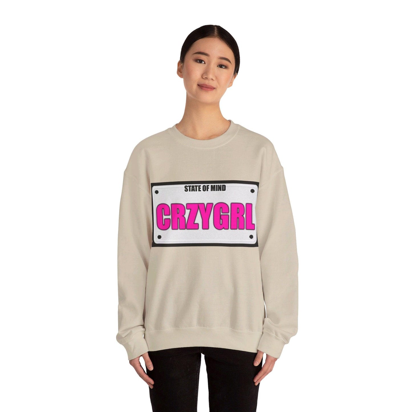 State Of Mind - CRZYGRL - Unisex Heavy Blend™ Crewneck Sweatshirt