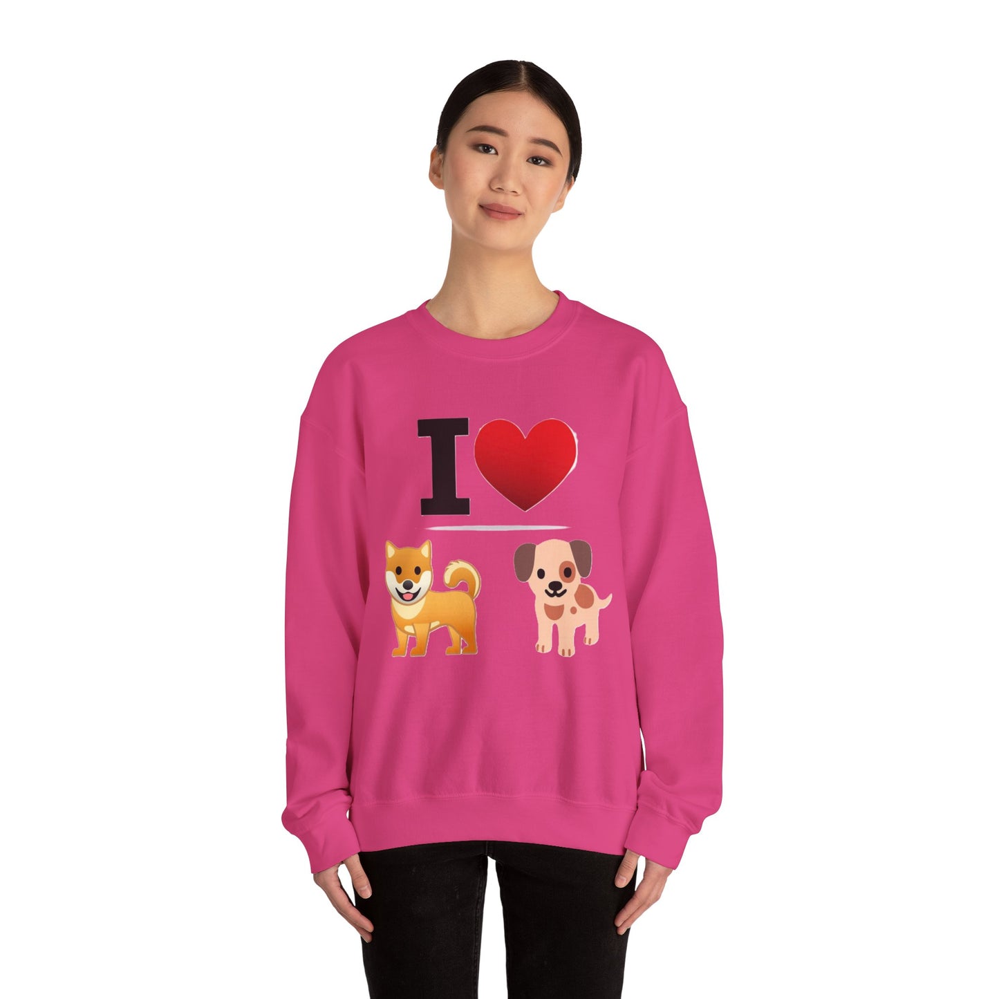 I Heart Dogs - Crewneck Sweatshirt - Better Mode