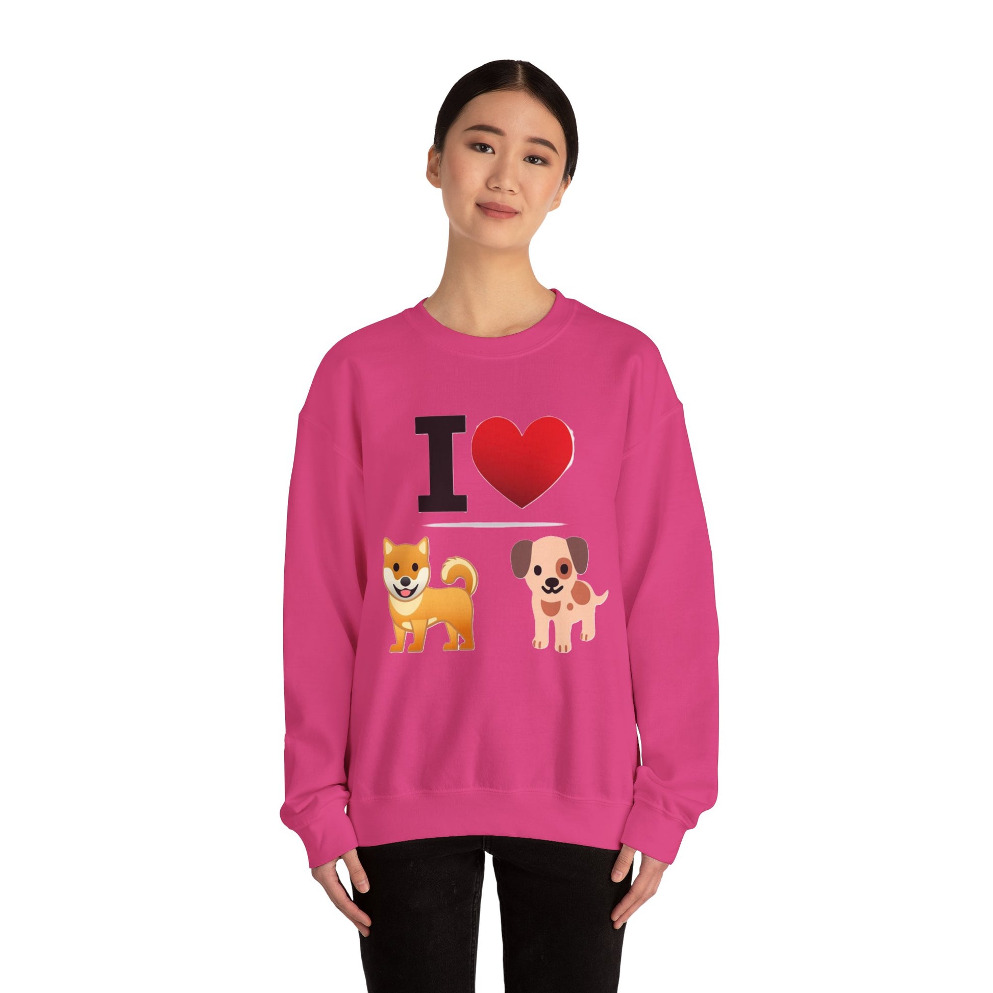 I Heart Dogs - Crewneck Sweatshirt - Better Mode