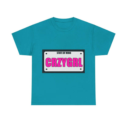 State Of Mind - CRZYGIRL - Unisex Heavy Cotton T-Shirt