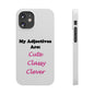 Cute (White) - Slim Phone Cases - Better Mode