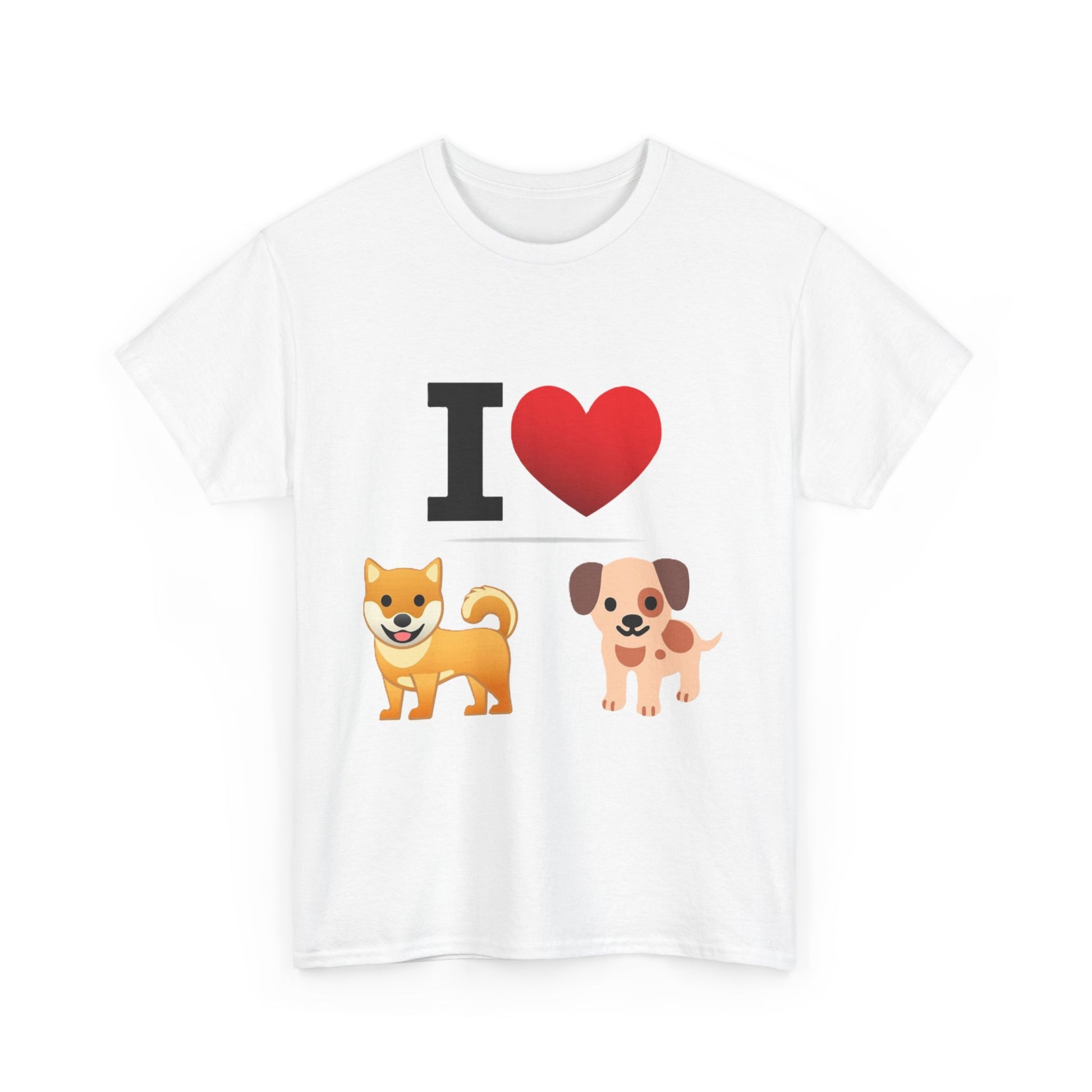 I Heart Dogs - Unisex Heavy Cotton T-Shirt - Better Mode