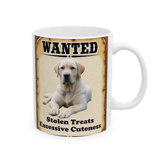 Wanted Poster Ceramic Mug - Labrador