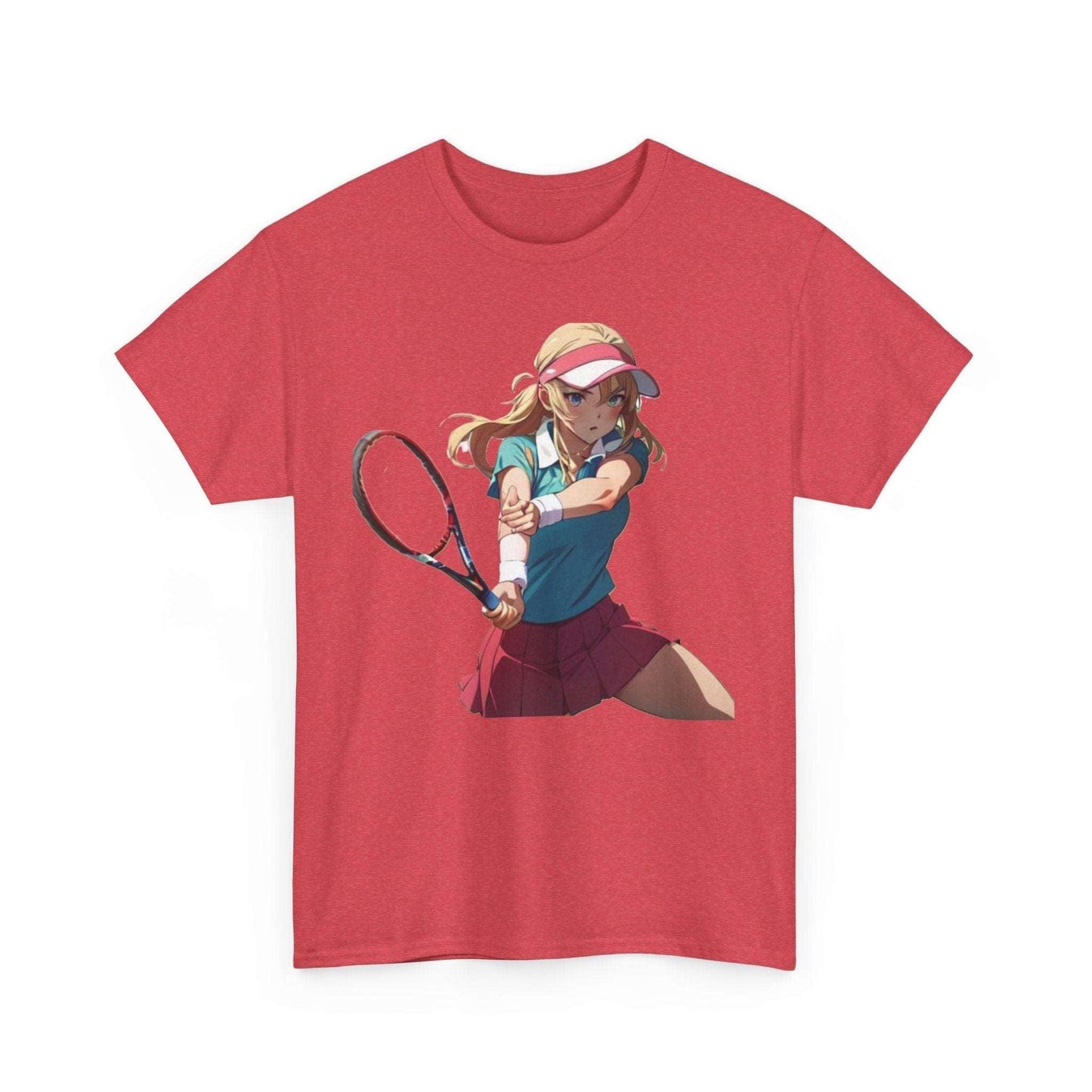 Anime Tennis 3 - Unisex Heavy Cotton T-Shirt