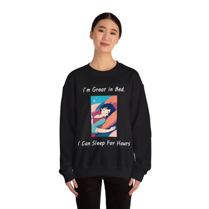 Great In Bed - Unisex Heavy Blend™ Crewneck Sweatshirt