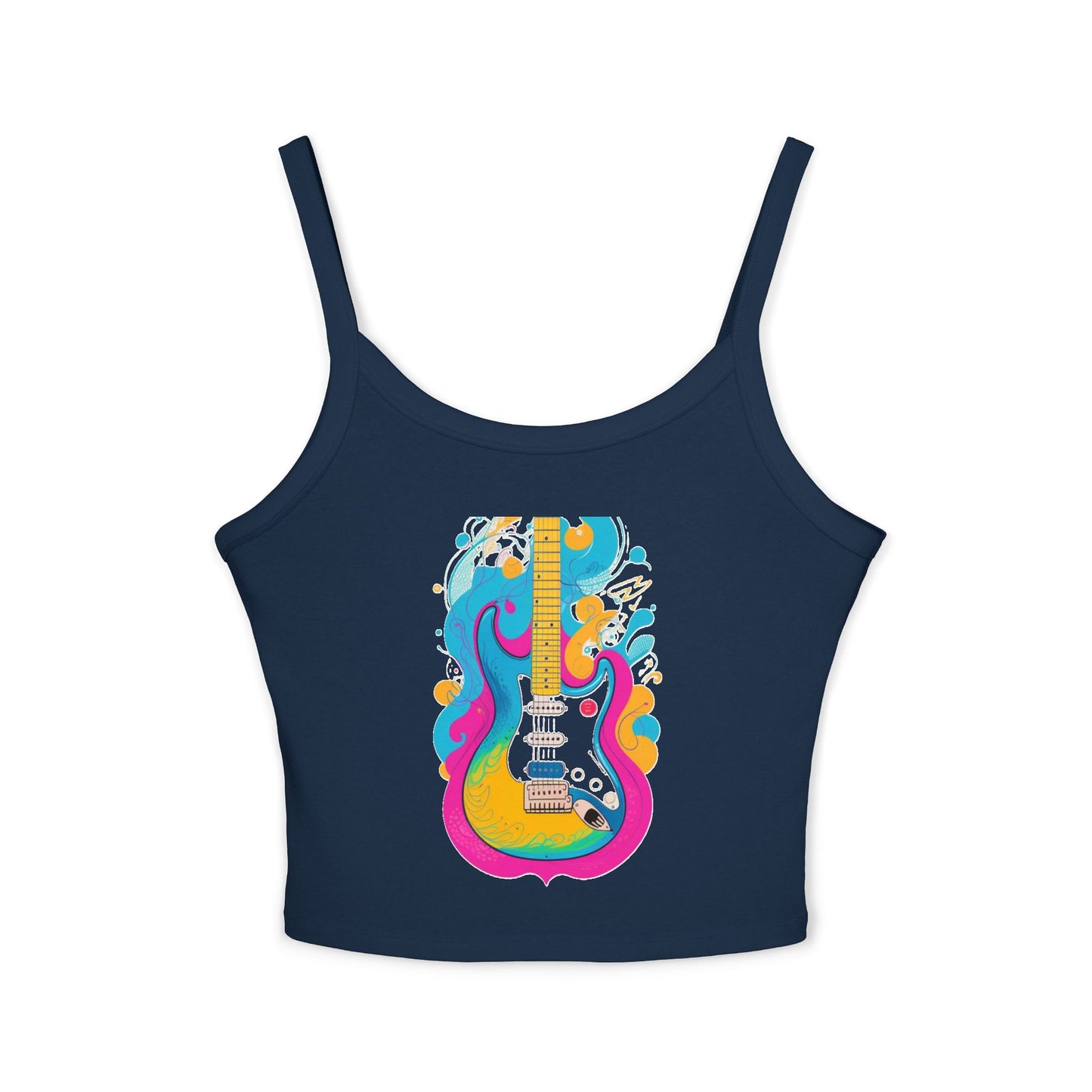 Guitar - Women's Spaghetti Strap Tank Top