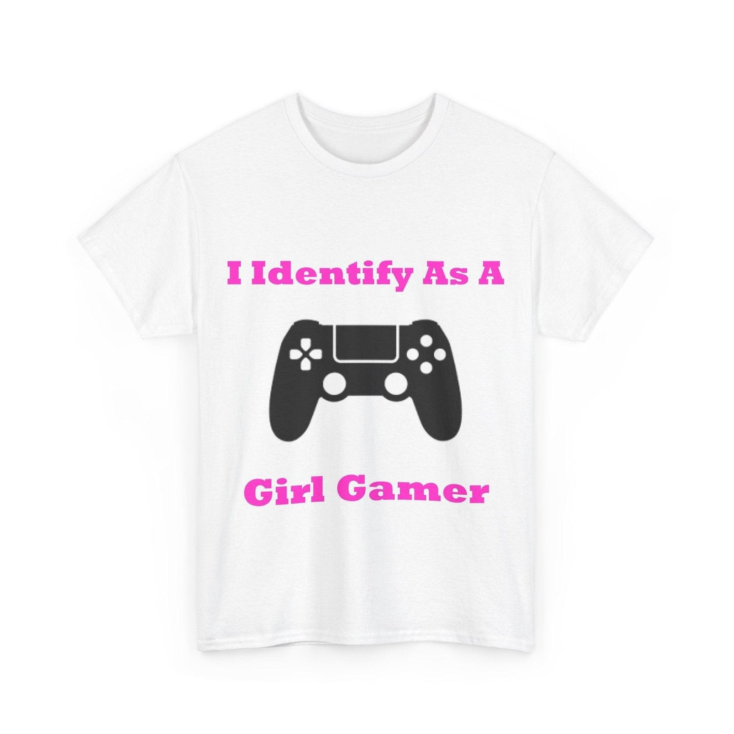 Girl Gamer (White) - Unisex Heavy Cotton Tee - Better Mode