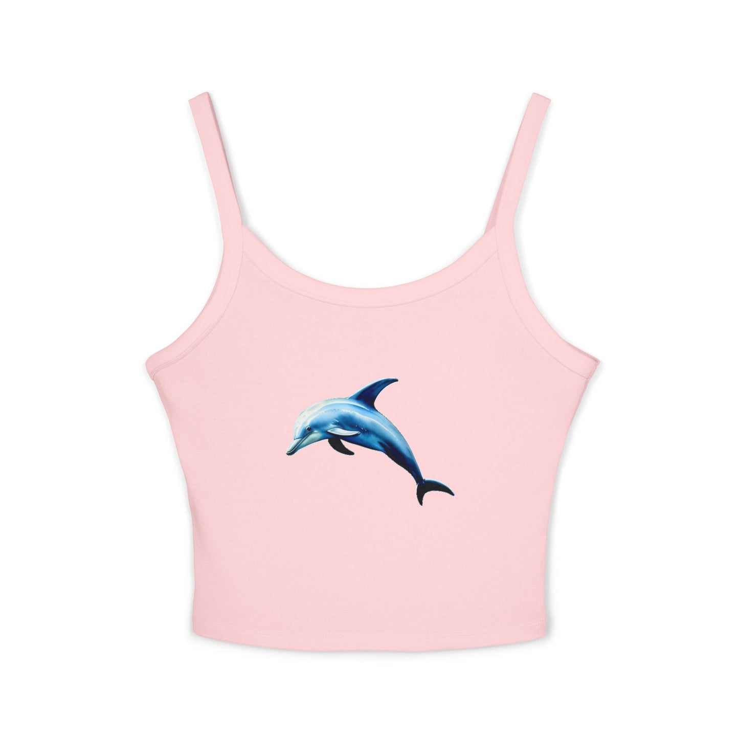 Dolphin - Women's Spaghetti Strap Tank Top