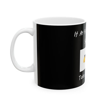 Hostage (Black) - Ceramic Mug, (11oz, 15oz) - Better Mode