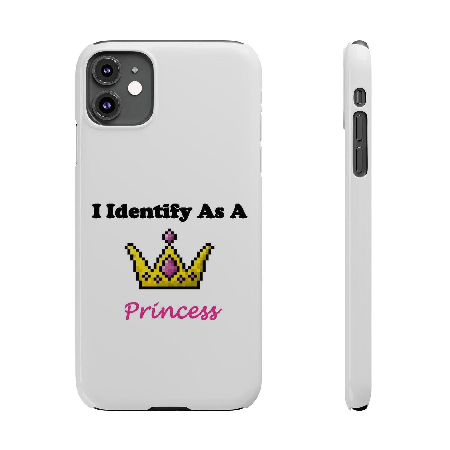 ID Princess (White) - Slim Phone Cases - Better Mode