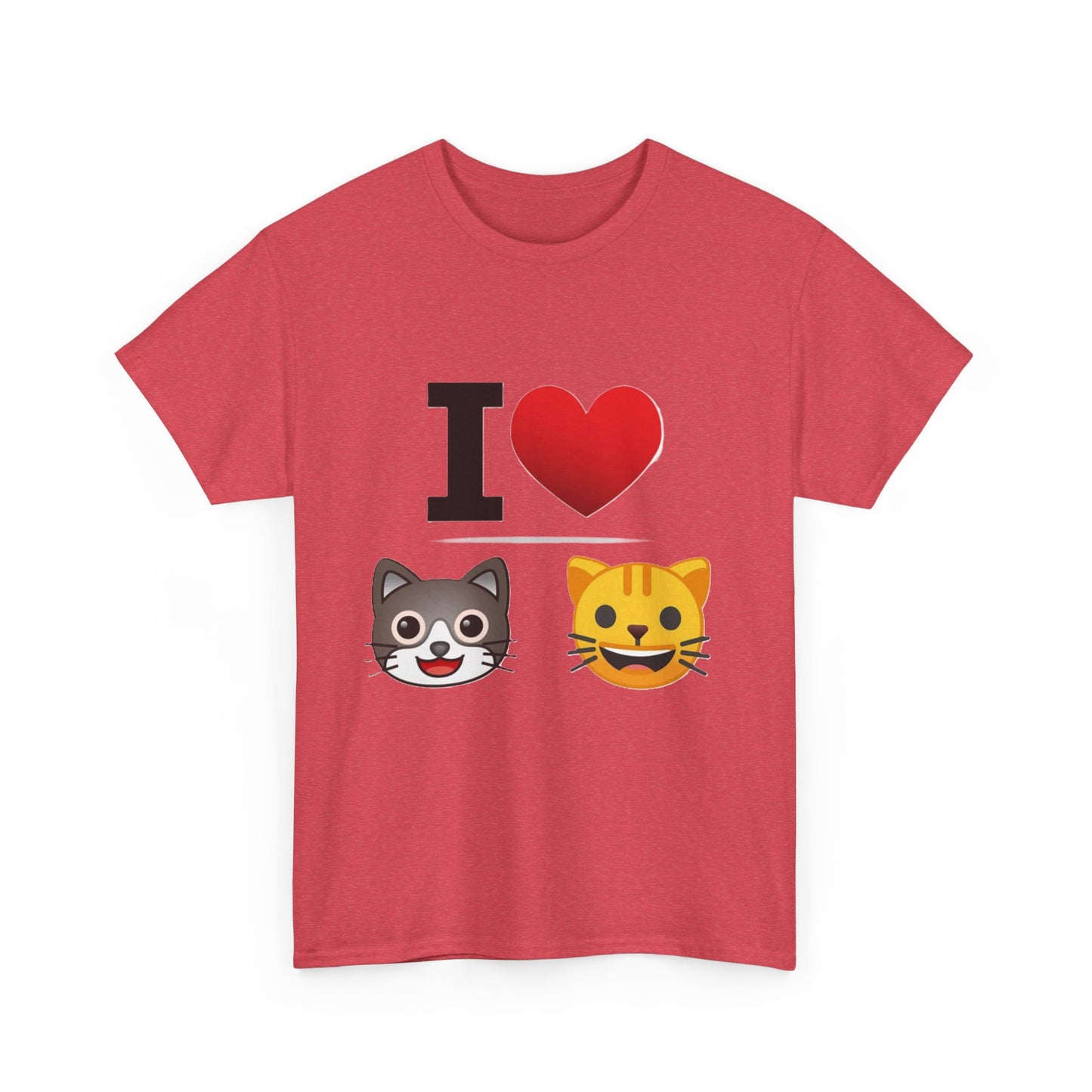 I Heart Cats - Unisex Heavy Cotton T-Shirt - Better Mode