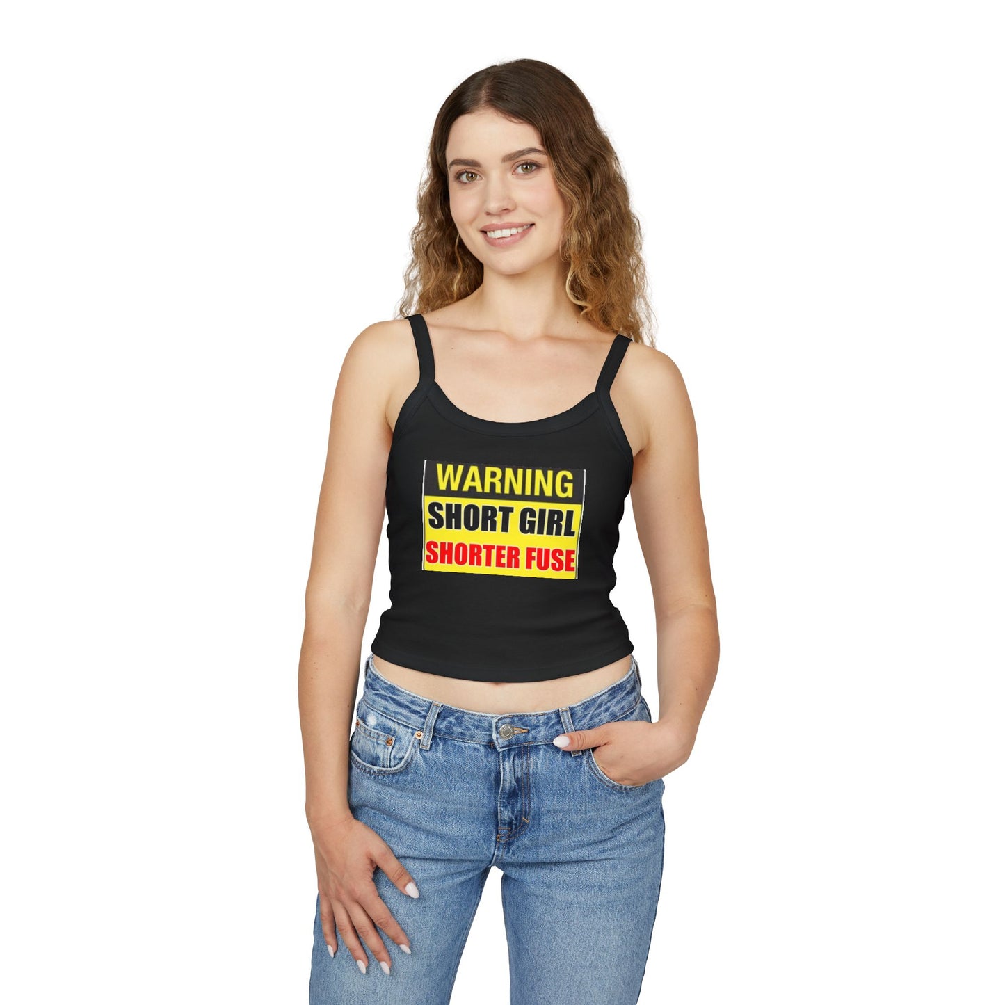 Short Girl Short Fuse - Women's Spaghetti Strap Tank Top