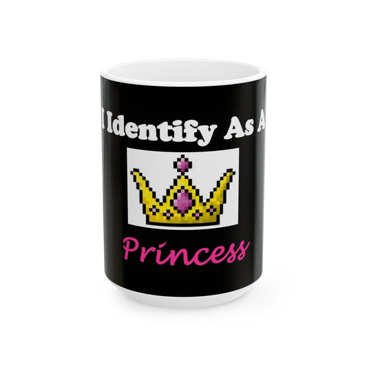 Princess (Black) - Ceramic Mug, (11oz, 15oz) - Better Mode