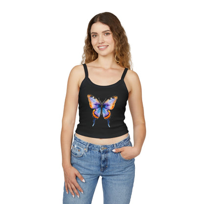 Butterfly - Women's Spaghetti Strap Tank Top