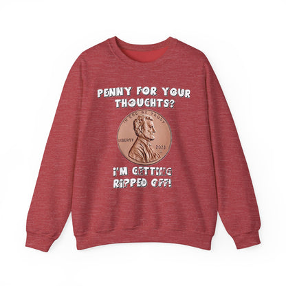 Penny...Thoughts - Crewneck Sweatshirt