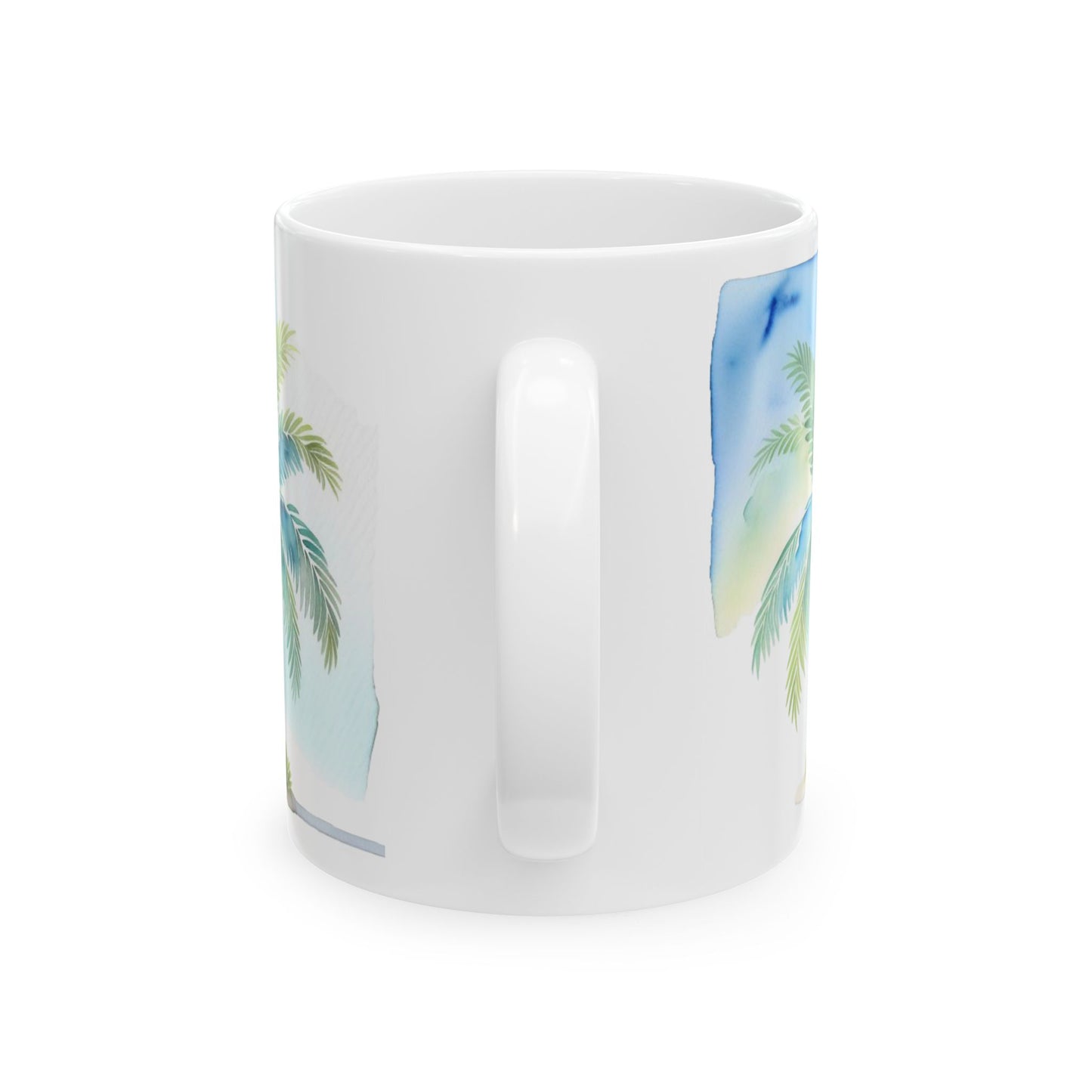 Palm Tree Ceramic Mug