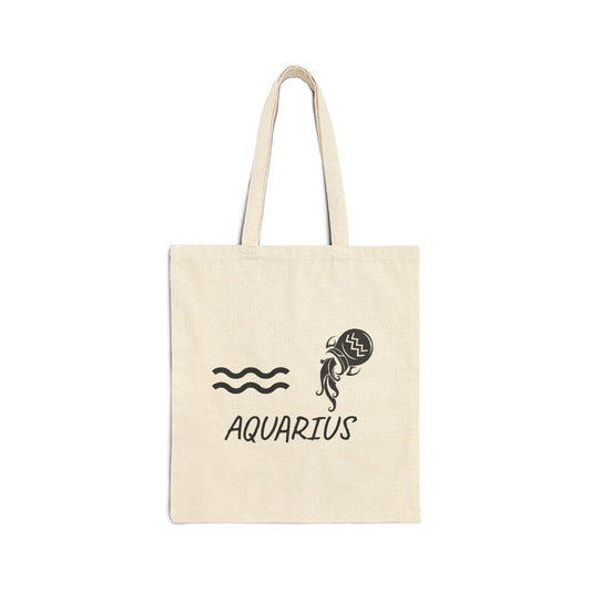 Aquarius Zodiac Tote Bag