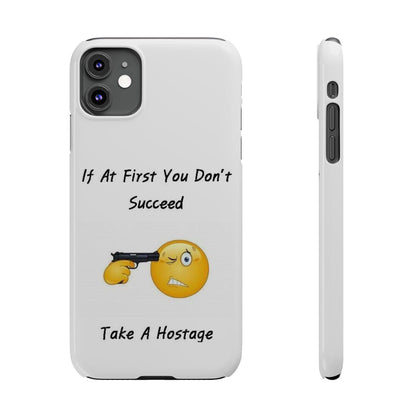 Hostage (White) - Slim Phone Cases - Better Mode