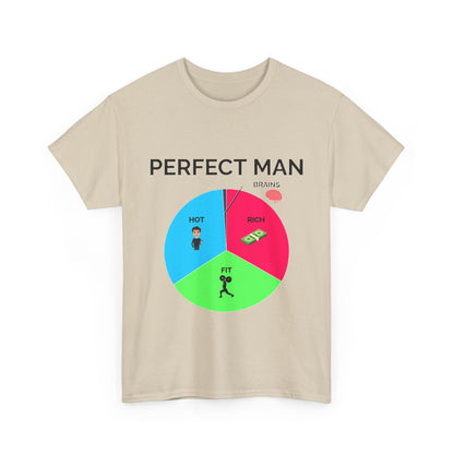 Perfect Man Pie Chart T-Shirt