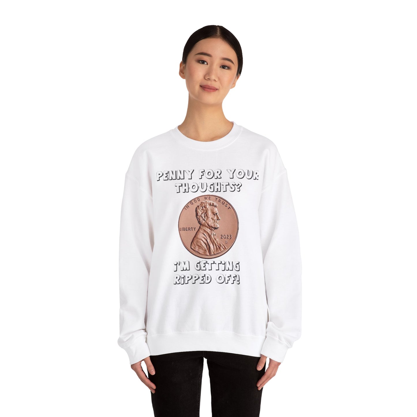 Penny...Thoughts - Crewneck Sweatshirt