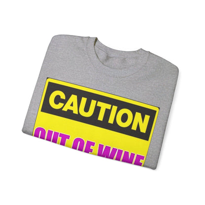 Caution Wine - Unisex Heavy Blend™ Crewneck Sweatshirt