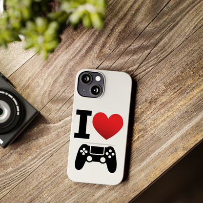 I Heart Gaming - Slim Phone Cases