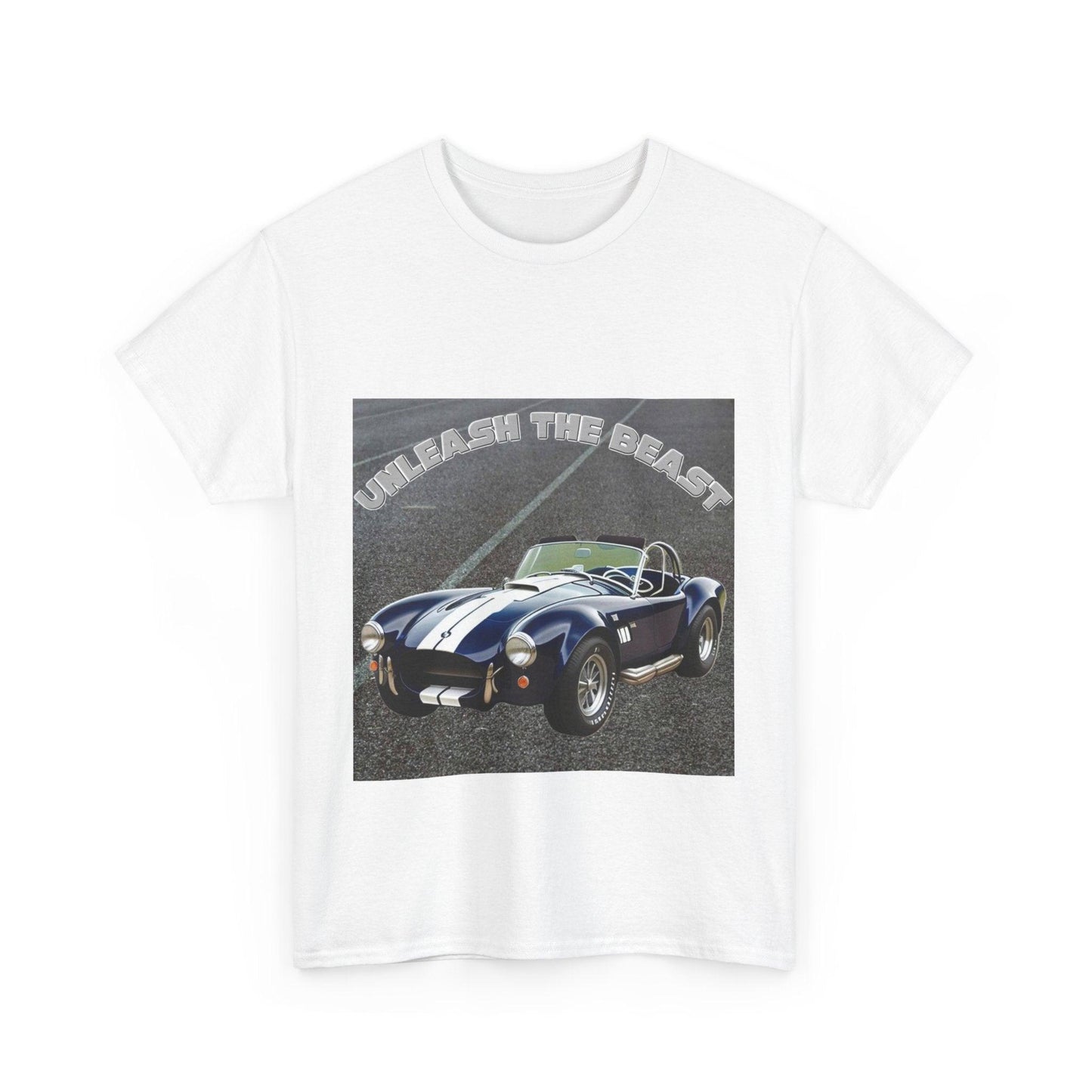 Unleash The Beast Classic Cars 4 - Unisex Heavy Cotton T-Shirt