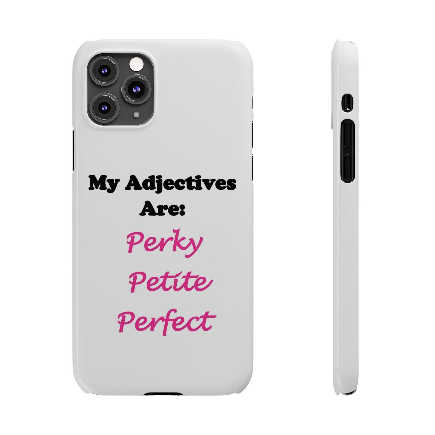 Perky (White) - Slim Phone Cases - Better Mode