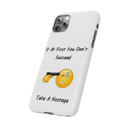 Hostage (White) - Slim Phone Cases - Better Mode