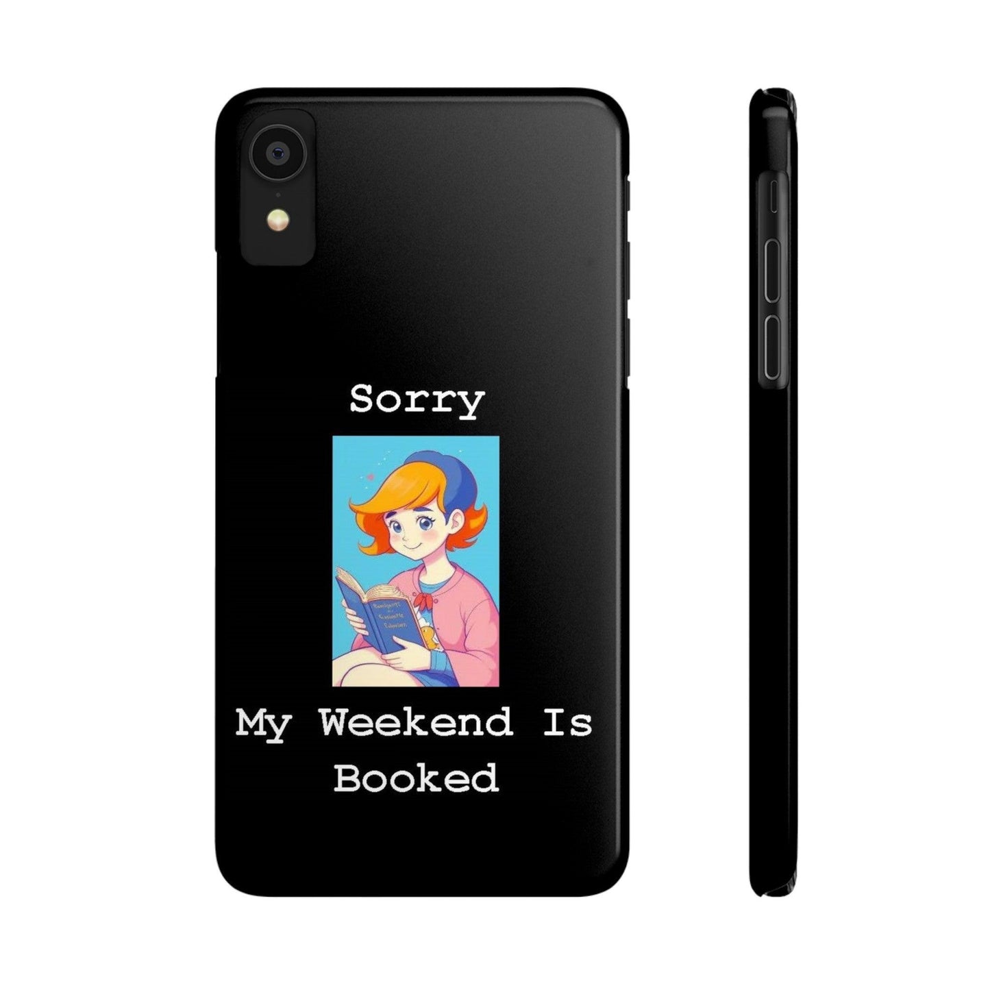 Booked 1 (Black) - Slim Phone Cases - Better Mode