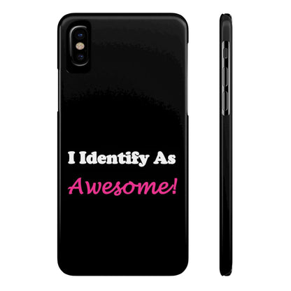 Awesome (Black) - Slim Phone Cases - Better Mode