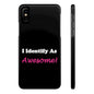 Awesome (Black) - Slim Phone Cases - Better Mode