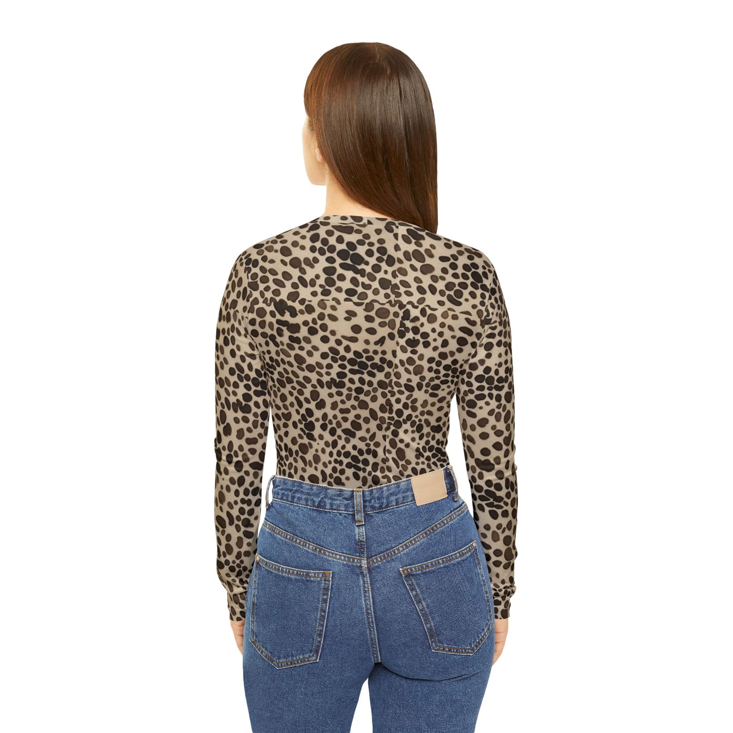 Leopard Print V-Neck Shirt