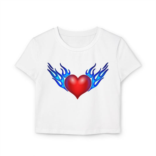 Winged Heart Baby Tee