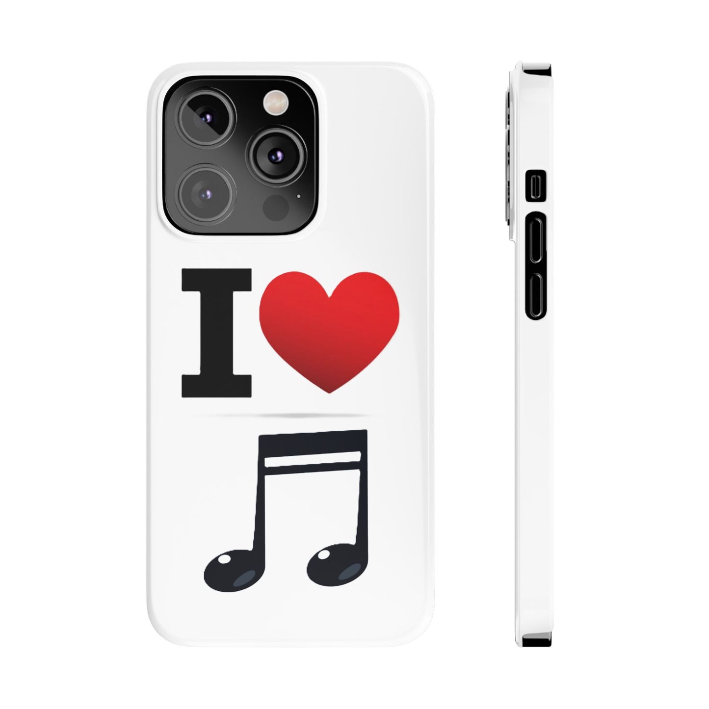 I Heart Music - Slim Phone Cases