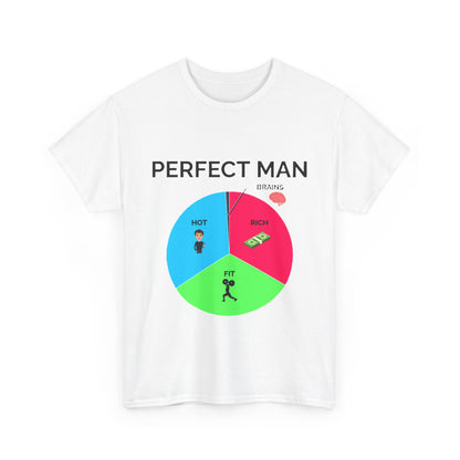 Perfect Man Pie Chart T-Shirt