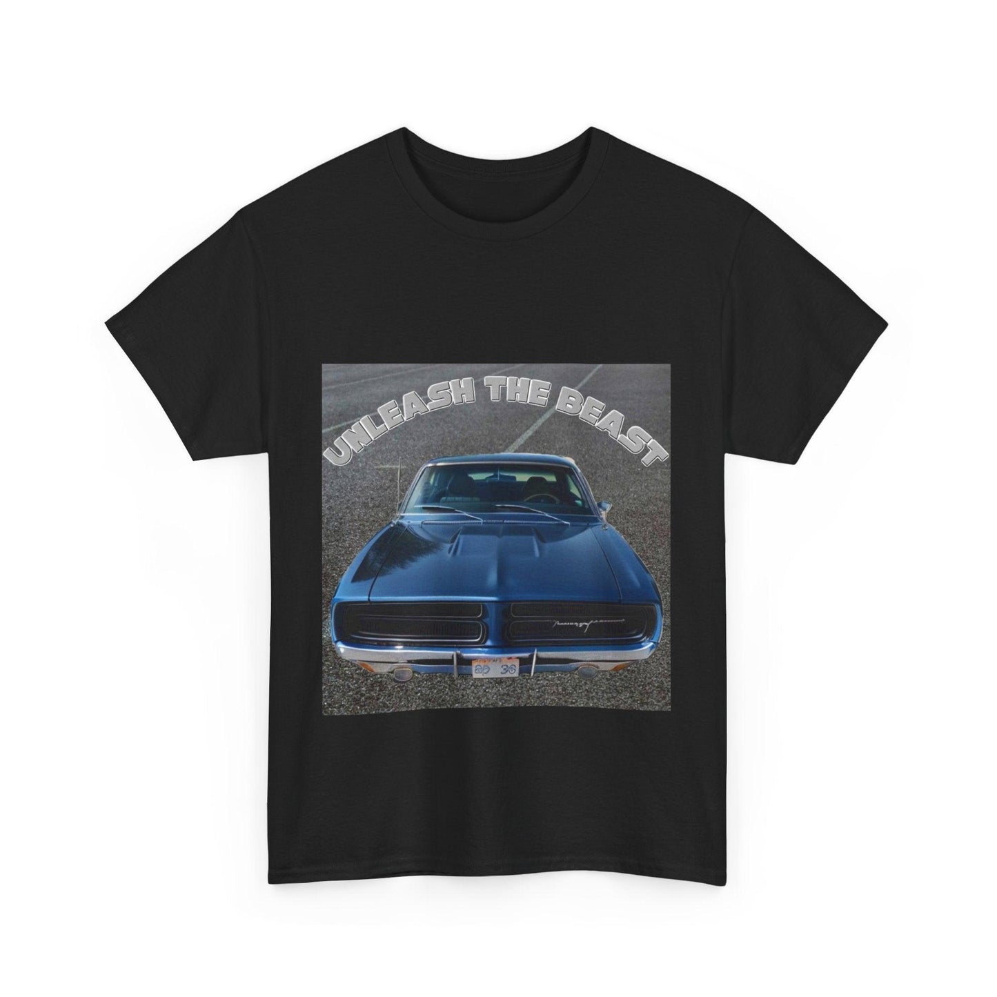 Unleash The Beast Classic Car 1 - Unisex Heavy Cotton T-Shirt