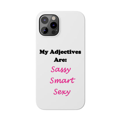 Sassy (White) - Slim Phone Cases - Better Mode