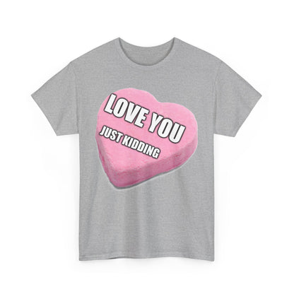 Candy Heart "Love You, JK" - Unisex Heavy Cotton T-Shirt - Better Mode