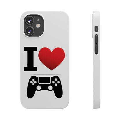 I Heart Gaming - Slim Phone Cases